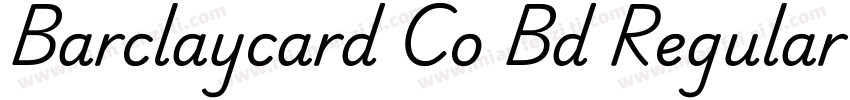 Barclaycard Co Bd Regular字体转换